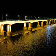 Мост над рекой Волга в Казани