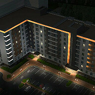 Проект Жилищного Комплекса в г. Сургут (взиуализация)