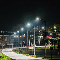 Освещение села Тенишево