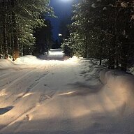 Освещение лыжной трассы в селе Мужы Шурышкарского района ЯНАО