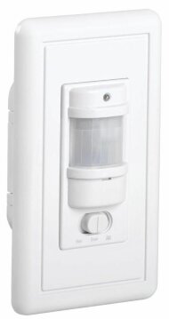 Датчик движения ИК встраиваемый 1200w 140 гр. 9м IP20 белый Датчик движения ИК встраиваемый 1200w 140 гр. 9м IP20 белый