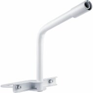 Кронштейн на опору с 1 хомутом диаметр трубы 58мм белый для уличного светильника Кронштейн на опору с 1 хомутом диаметр трубы 58мм белый для уличного светильника