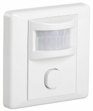 Датчик движения ИК встраиваемый 600w 140 гр. 9м IP20 белый Датчик движения ИК встраиваемый 600w 140 гр. 9м IP20 белый