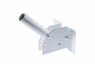 Кронштейн настенный регулируемый угол наклона диаметр трубы 40мм белый для уличного светильника Кронштейн настенный регулируемый угол наклона диаметр трубы 40мм белый для уличного светильника