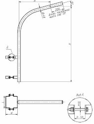 Кронштейн ТАНС .41.163.000 (1.К1-1,2-0,5-П6-ц) Кронштейн ТАНС .41.163.000 (1.К1-1,2-0,5-П6-ц)