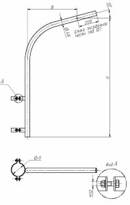 Кронштейн ТАНС.41.065.000 (1.К1-1,2-0,5-П4-ц)