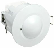 Датчик движения МВ встраиваемый 1200w 360 гр. 8м IP20 белый Датчик движения МВ встраиваемый 1200w 360 гр. 8м IP20 белый