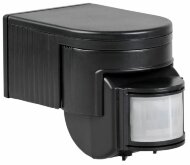 Датчик ИК настенный 1100w 180гр. 12м IP44 черный Датчик ИК настенный 1100w 180гр. 12м IP44 черный